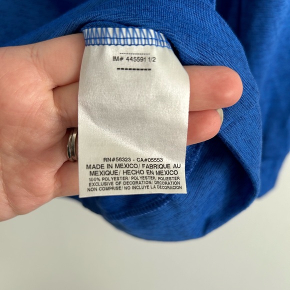 EUC Nike DRI-FIT small men’s blue lightweight hoodie - Picture 3 of 4